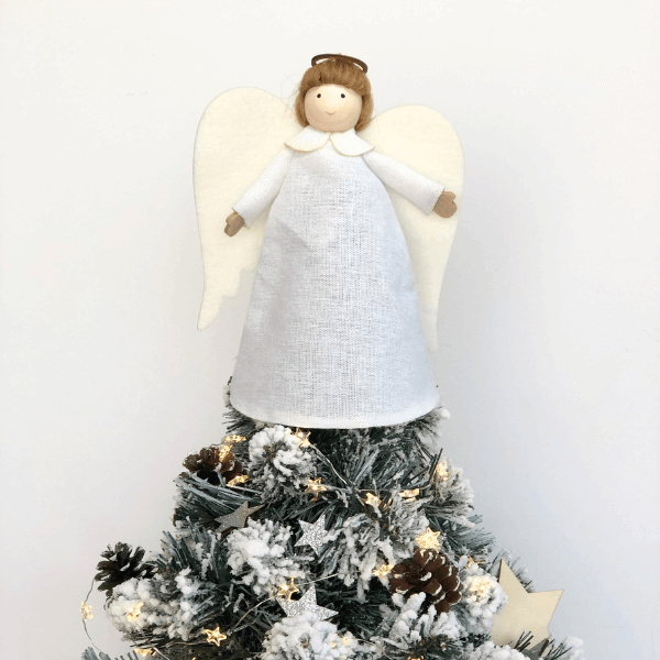 Handmade Angel Christmas Tree Topper