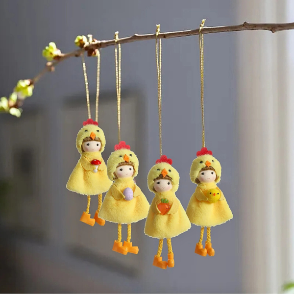 Easter Chick Ornaments