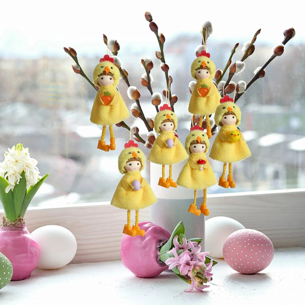 Easter Chick Ornaments