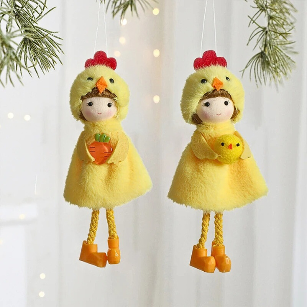 Easter Chick Ornaments