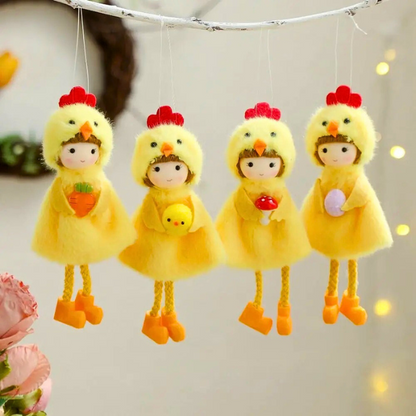 Easter Chick Ornaments