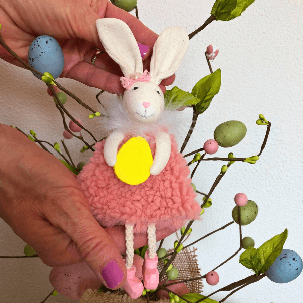 Handcrafted Easter Bunny Hanging Ornaments