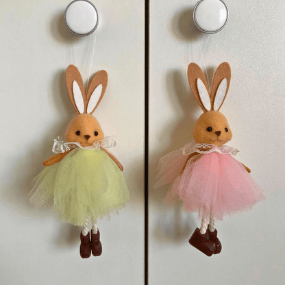 Handcrafted Easter Bunny Hanging Ornaments