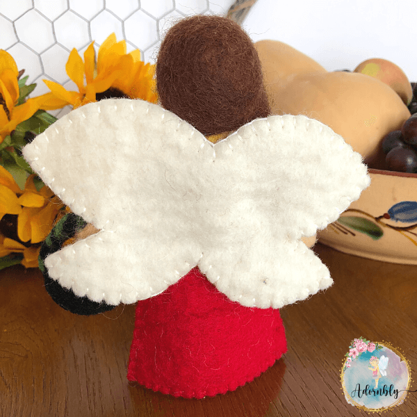 Handmade Wool Felt Angels Fairies