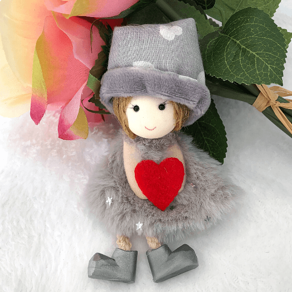 Handmade Valentine's Dolls