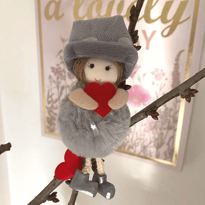 Handmade Valentine's Dolls