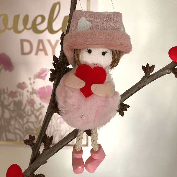 Handmade Valentine's Dolls