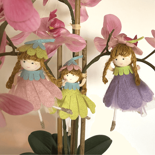 Handmade Flower Doll Ornaments