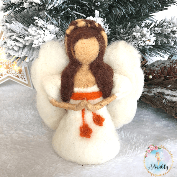 Handmade Wool Felt Angels Fairies