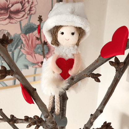 Handmade Valentine's Dolls