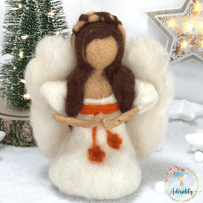 Handmade Wool Felt Angels