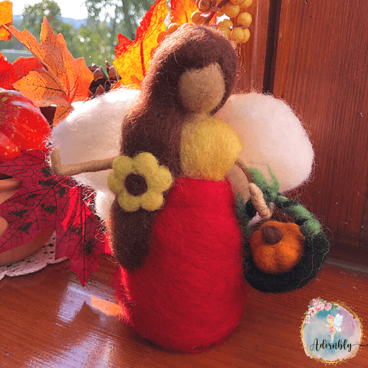 Handmade Wool Felt Angels Fairies