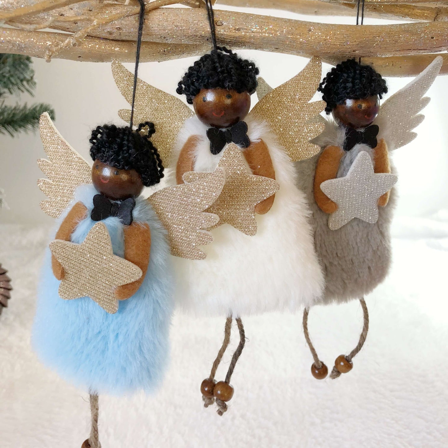 Handmade Christmas Boy Angels